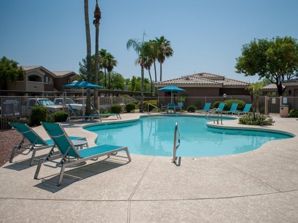 pool at Palm Court Apartments