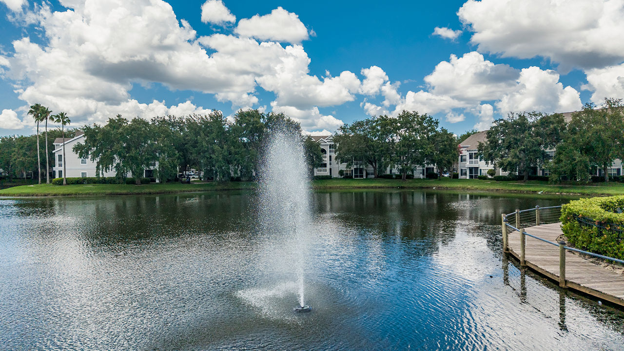 Sport court with basketball hoops at Park Central Apartments - Manor Row
