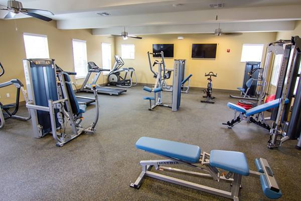 fitness center at The Vineyards at Hammock Ridge Apartments