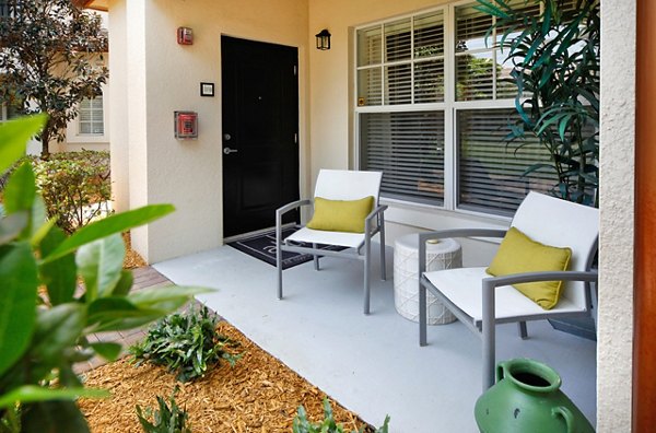 patio at Avana Cypress Creek Apartments