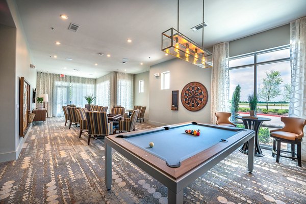 game room at Overture Plano Apartments        