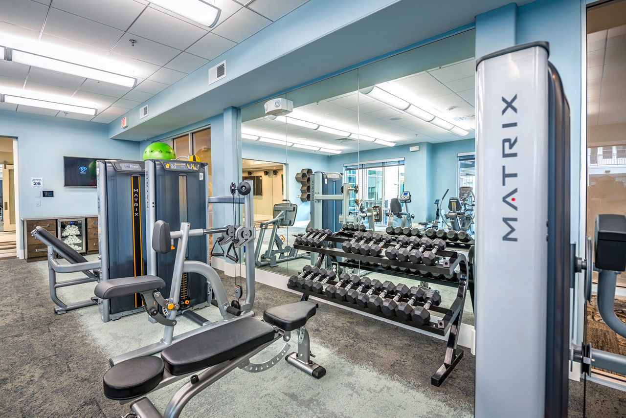 Gym at Overture Plano (2 of 3)