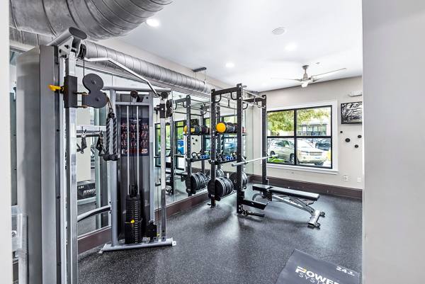 fitness center at Riviera at Seaside Apartments