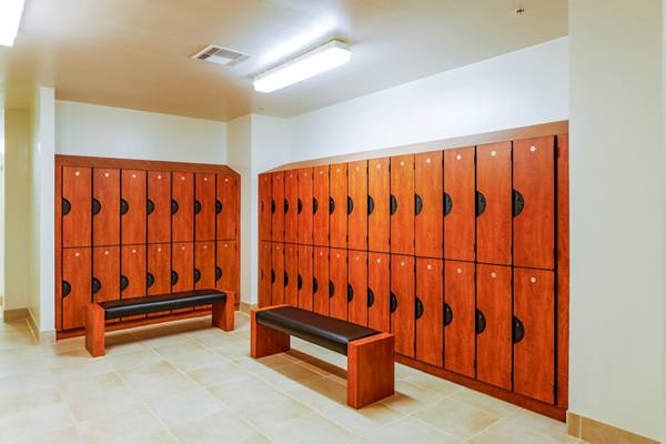 clubhouse/locker room at Midtown at Camp Springs Apartments