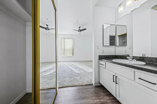 bathroom at Envision Apartments