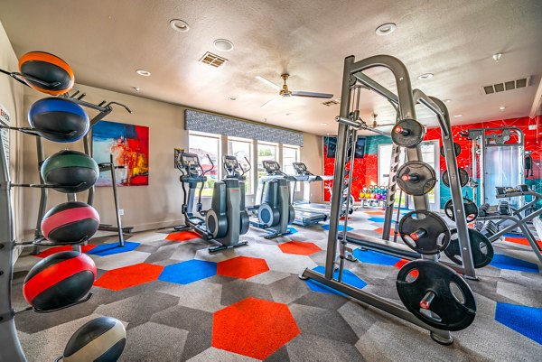 fitness center at Envision Apartments
