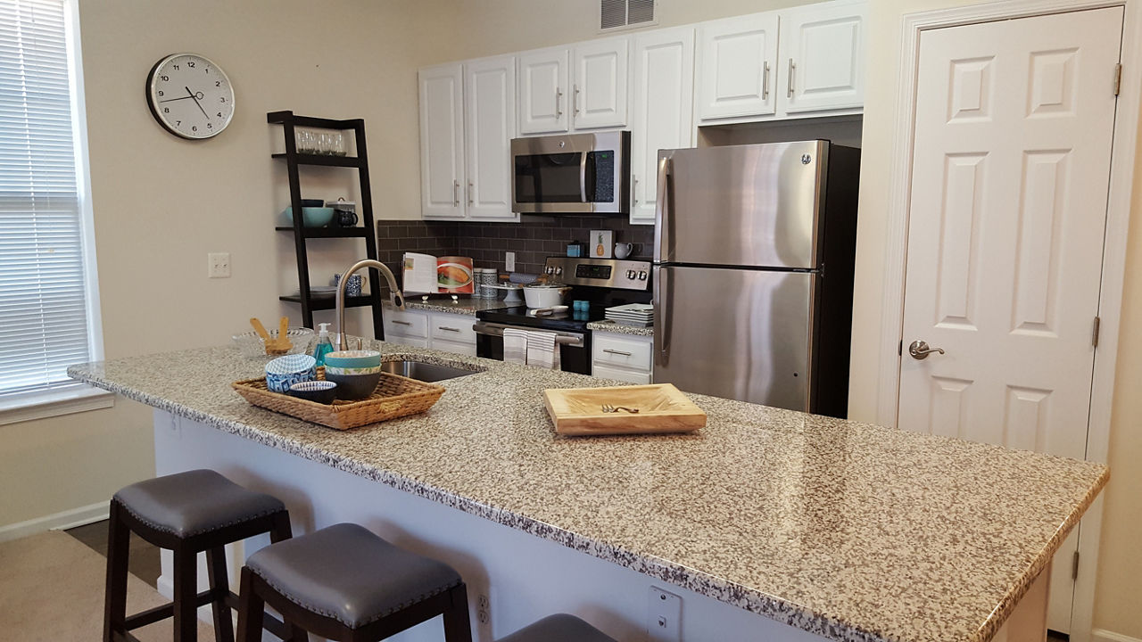 kitchen at Station Square Apartments