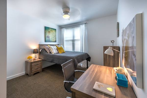 bedroom at College Town Student Apartments