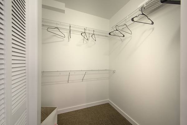 closet at College Town Student Apartments