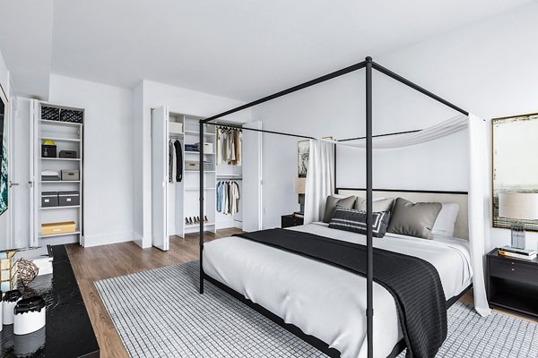 bedroom at The Chelsea Apartments