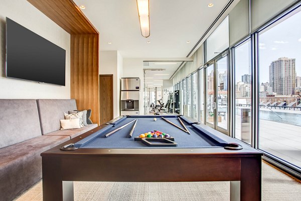 game room at NEXT Apartments