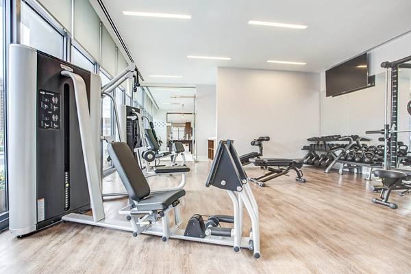 fitness center at NEXT Apartments
