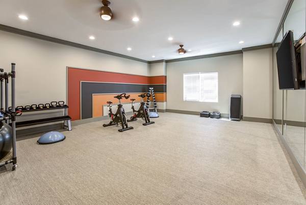 fitness center at The Reserve at the Boulevard Apartments