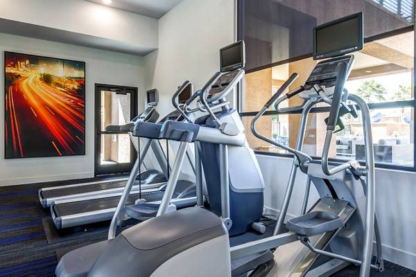 fitness center at The Cooper 202 Apartments
