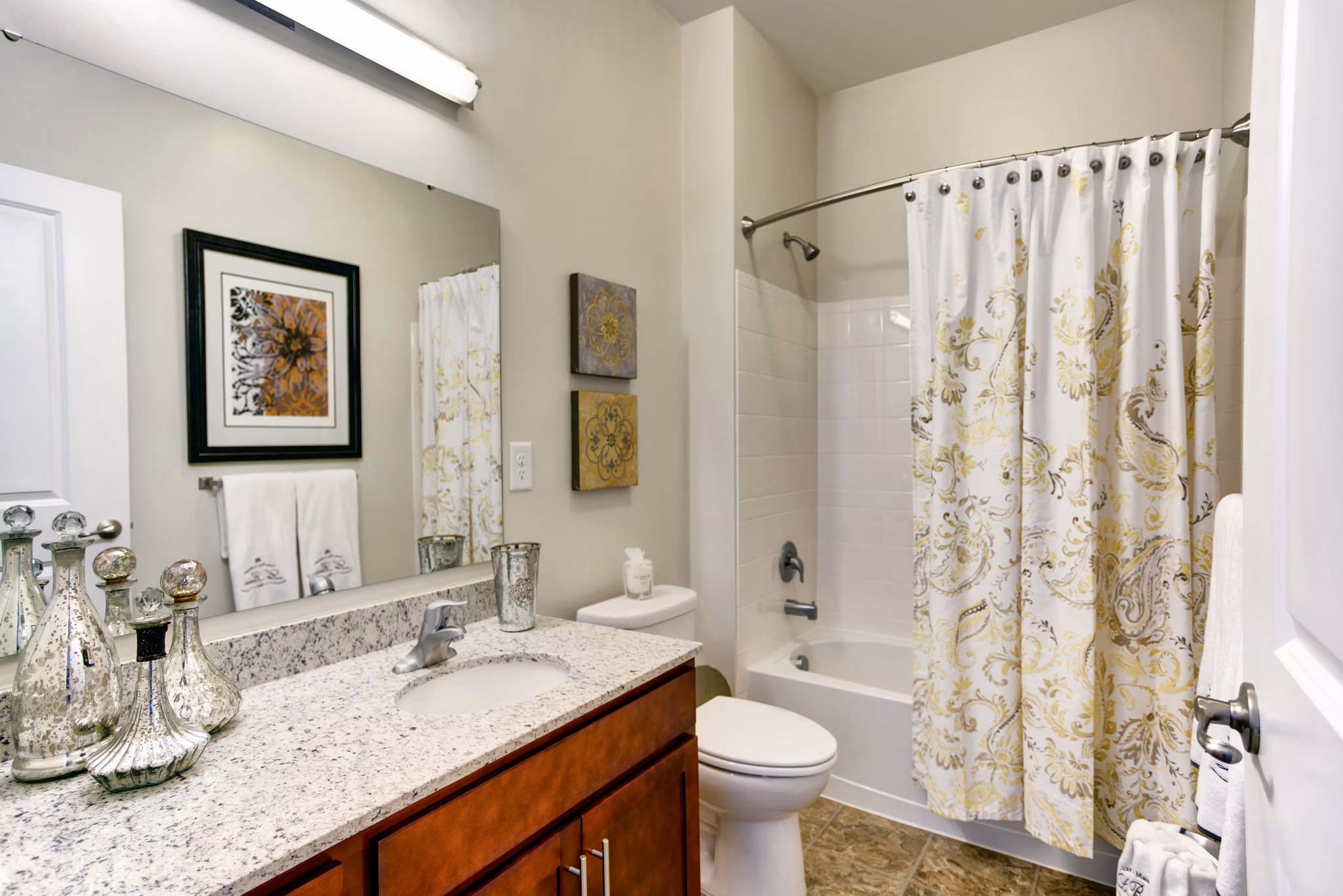 bathroom at Paragon at Columbia Overlook Apartments