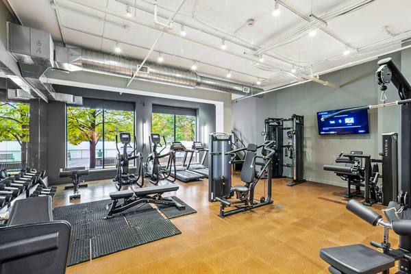 fitness center at Hudson Park North 
                                