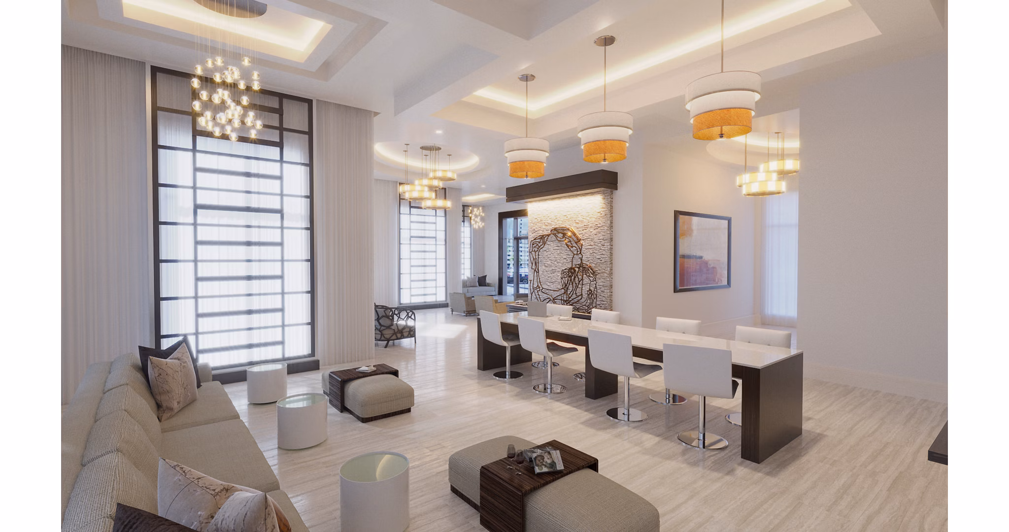 clubhouse at Sofia Coral Gables Apartments
