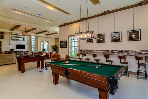game room at Sanctuary at West Port Apartments