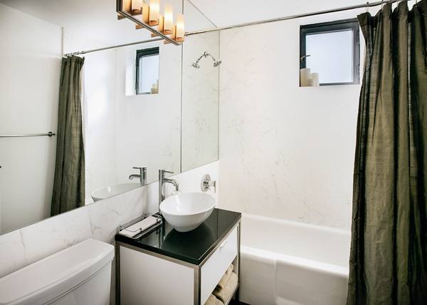 bathroom at INSTRATA Gramercy Apartments                              