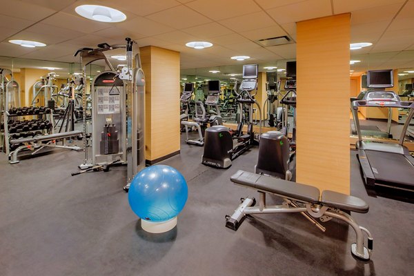 fitness center at INSTRATA Gramercy Apartments               