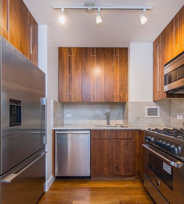kitchen at INSTRATA Gramercy Apartments                      