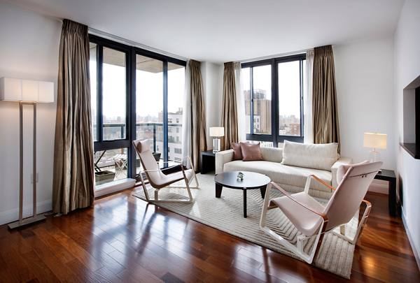 living room at INSTRATA Gramercy Apartments                