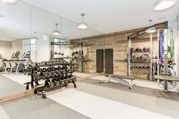fitness center at Porter Street Apartments