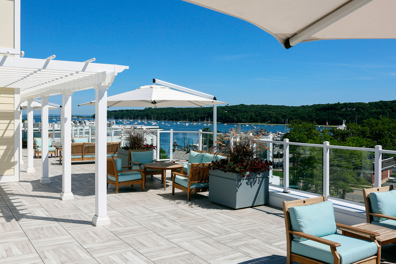 Roof deck at The Shipyard At Port Jefferson Harbor Apartments (1 of 3)