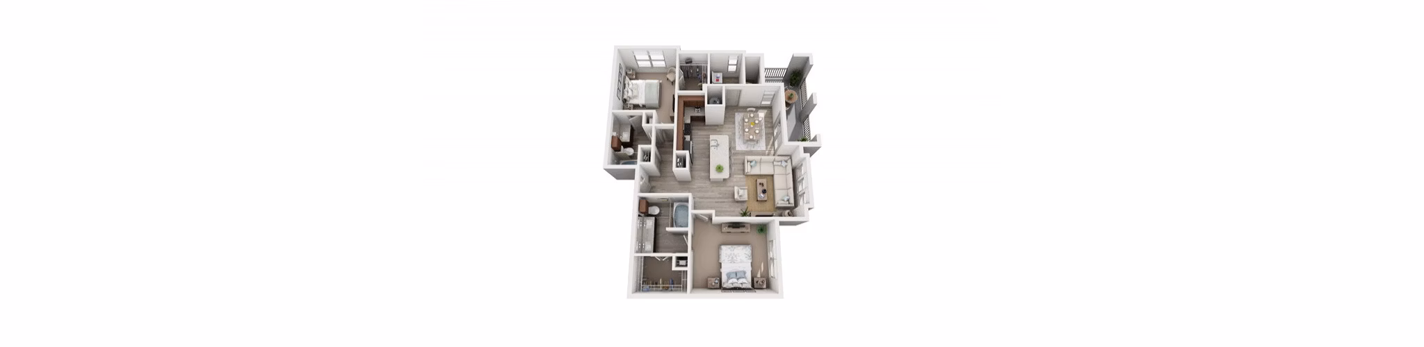 B4 floor plan at Estraya at Falcon Pointe Apartments