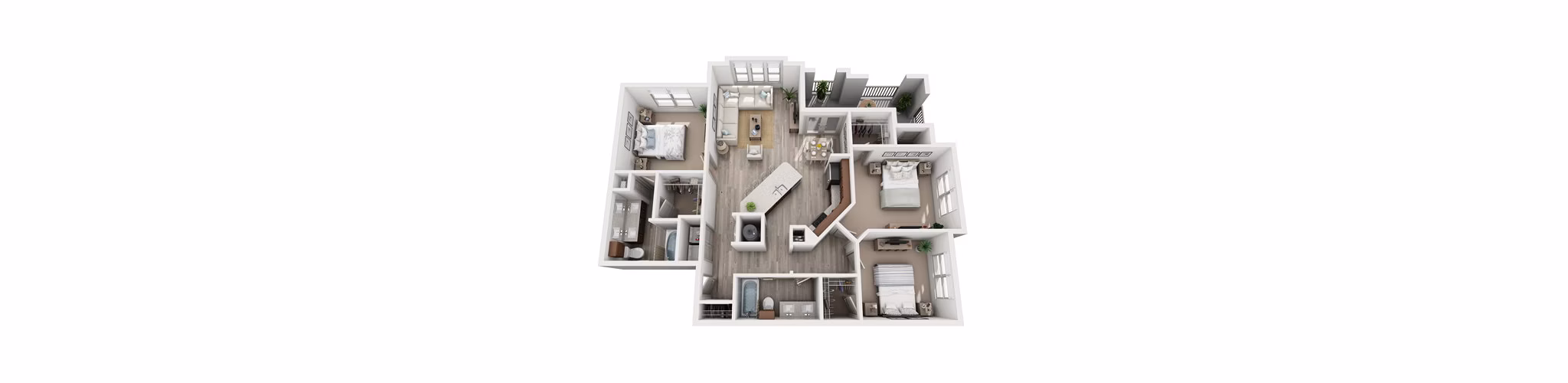 C1 floor plan at Estraya at Falcon Pointe Apartments