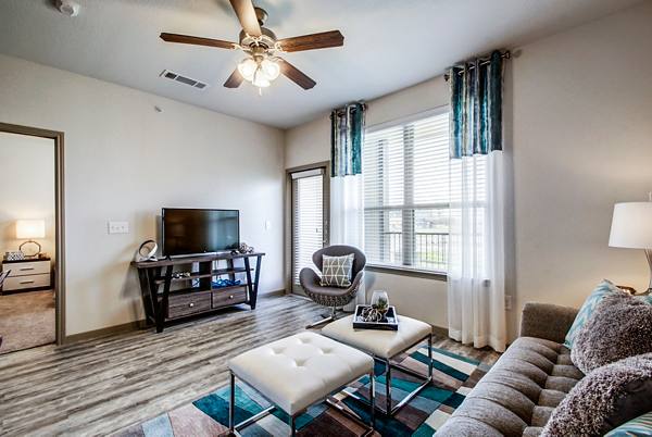 living room at Enclave Falcon Pointe Apartments