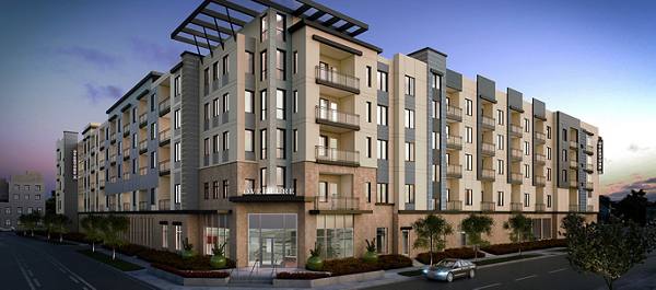 exterior rendering at Overture Kierland Apartments