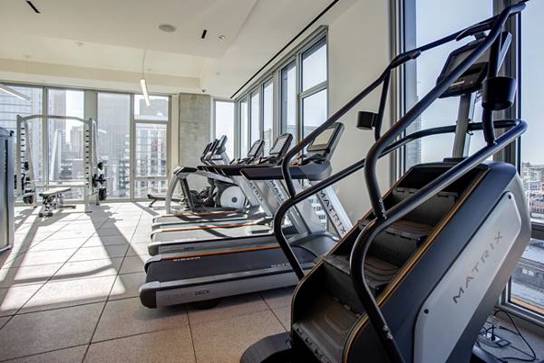 fitness center at EMME Chicago Apartments