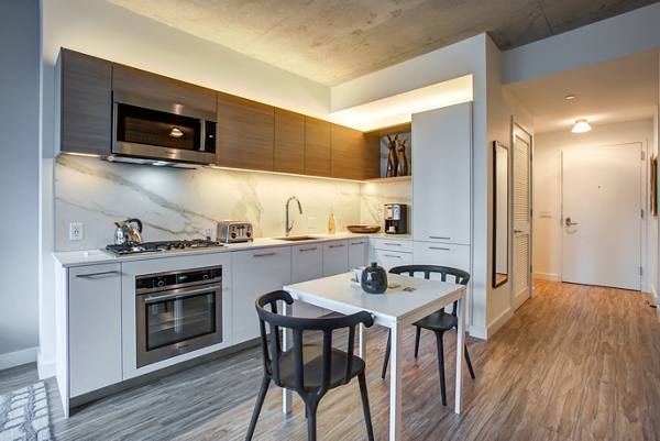 kitchen at EMME Chicago Apartments