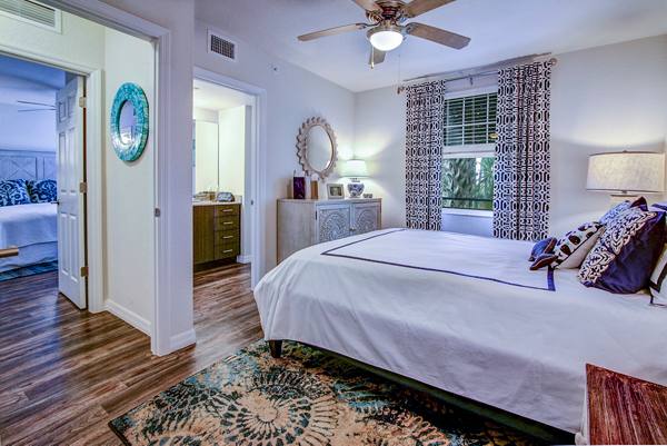 bedroom at The Quaye at Palm Beach Gardens Apartments        