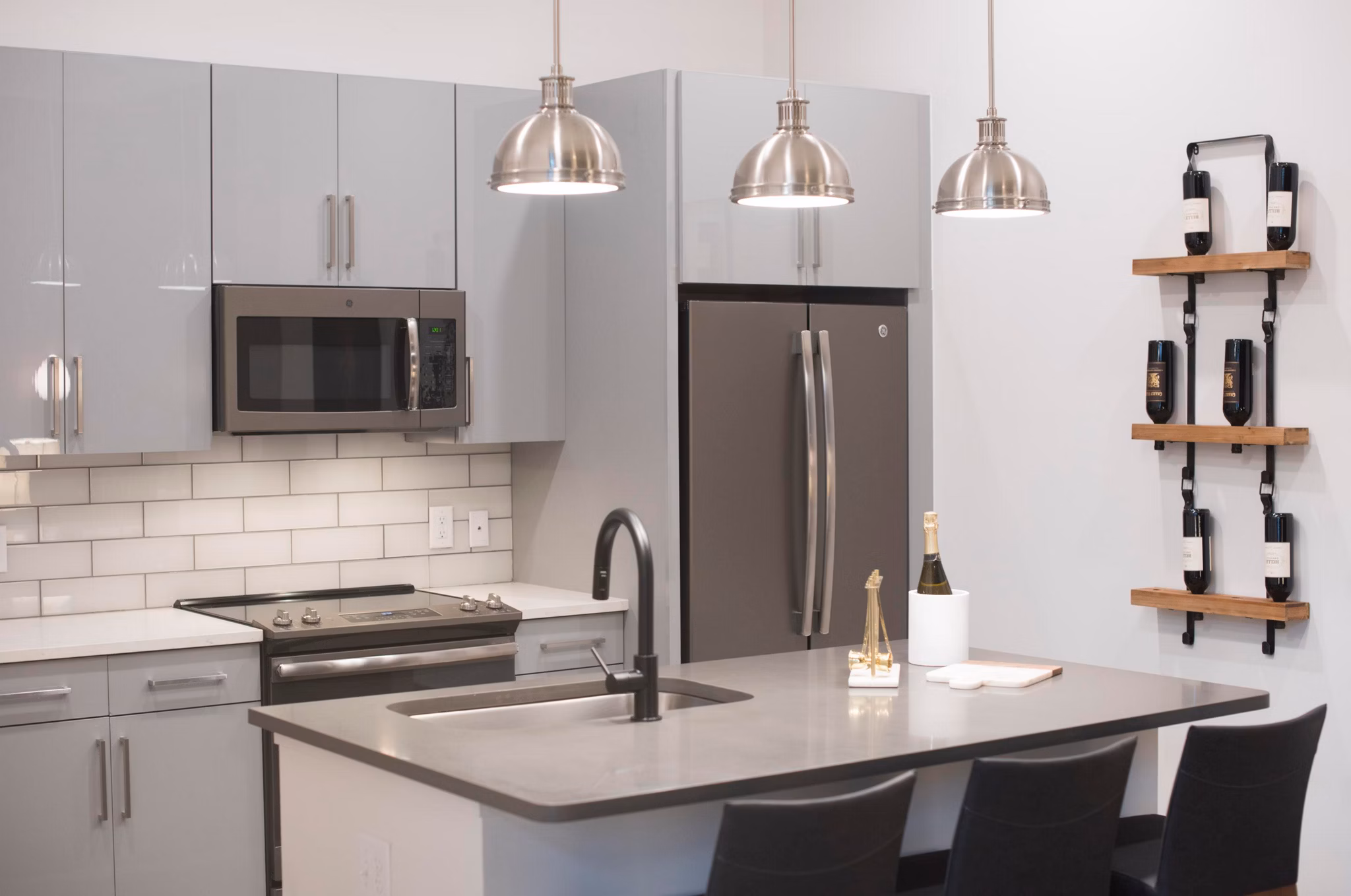kitchen at The Guild Apartments