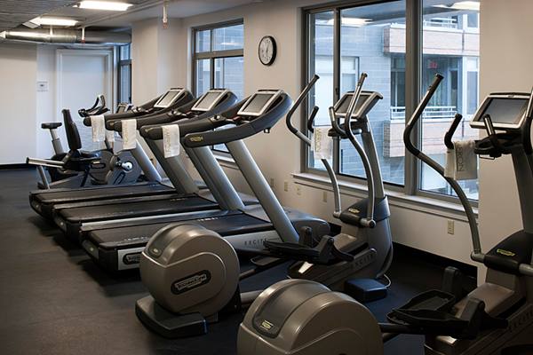 fitness center at The Cameron Apartments