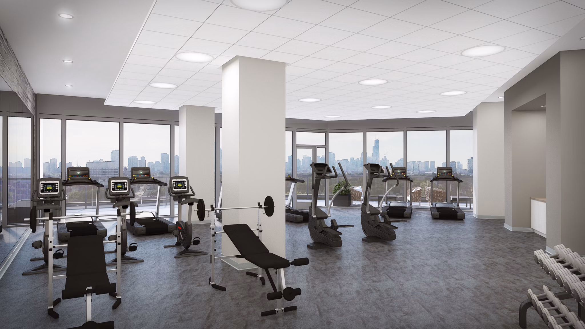 rendering at Elevate Apartments