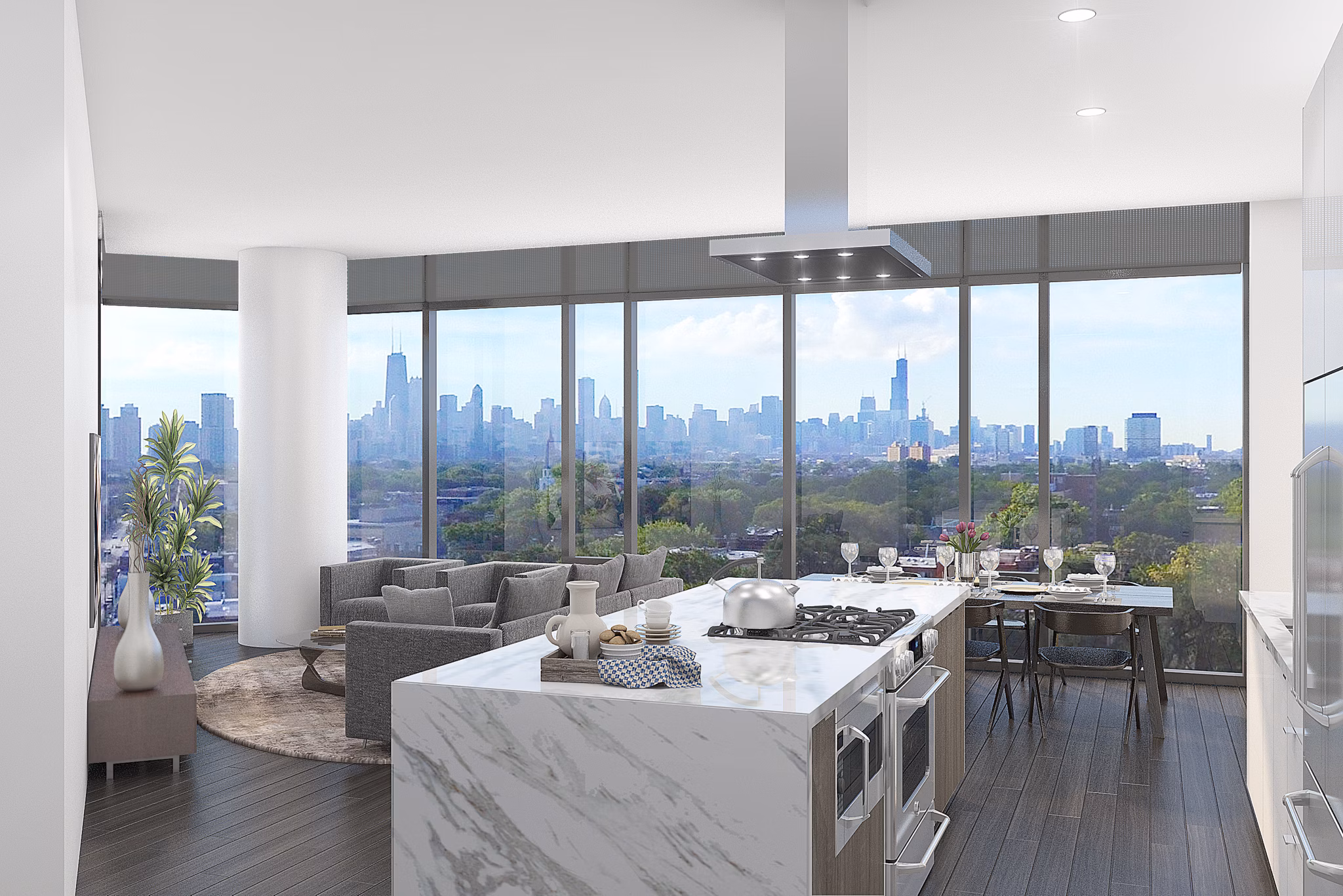 rendering at Elevate Apartments