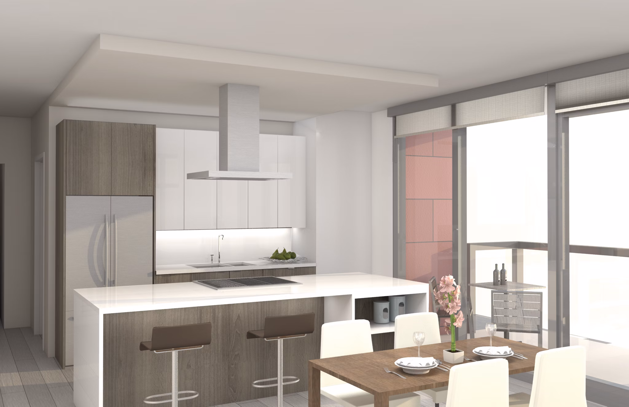 rendering at Elevate Apartments