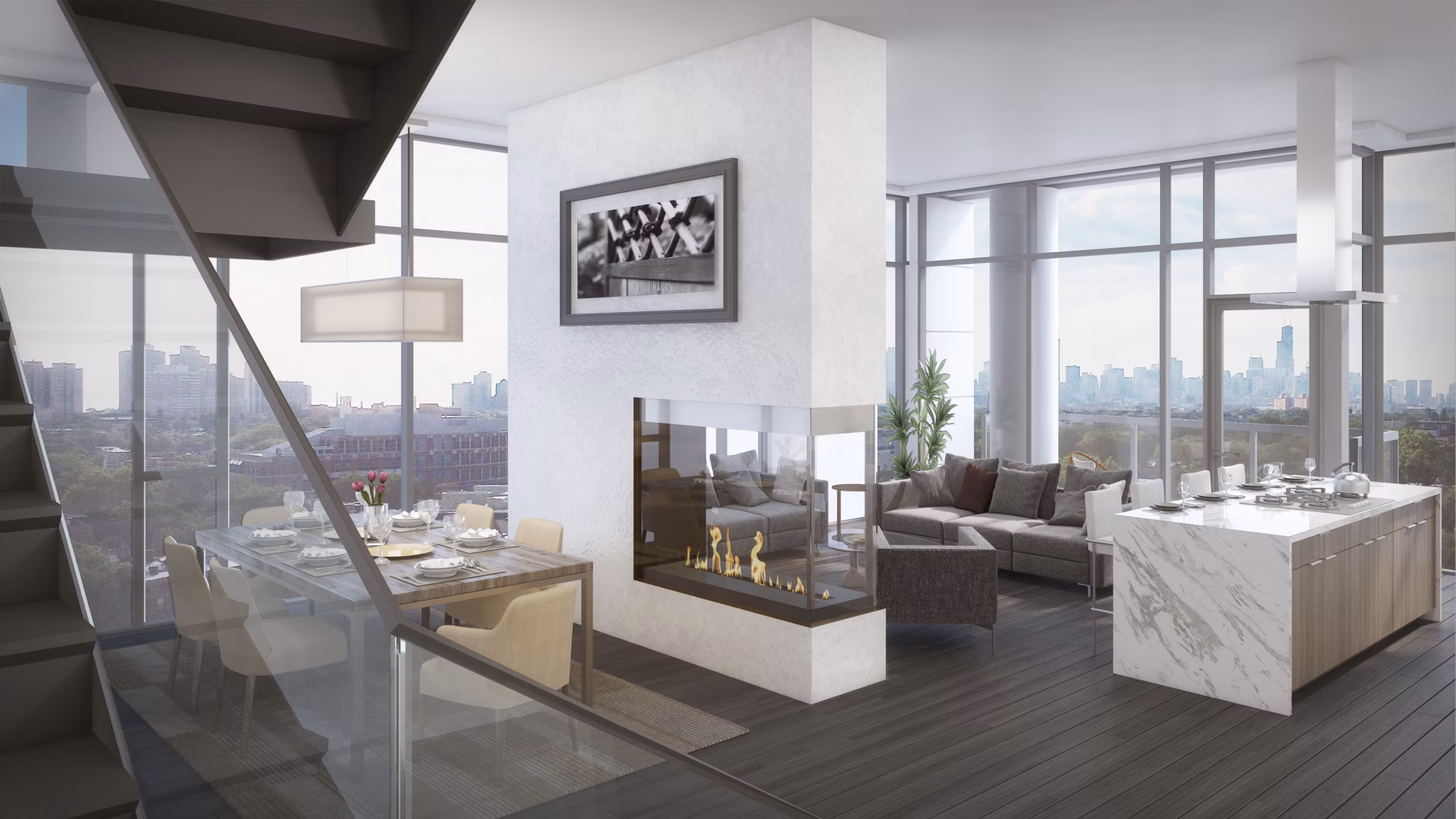 rendering at Elevate Apartments