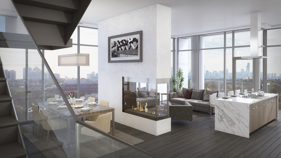 rendering at Elevate Apartments