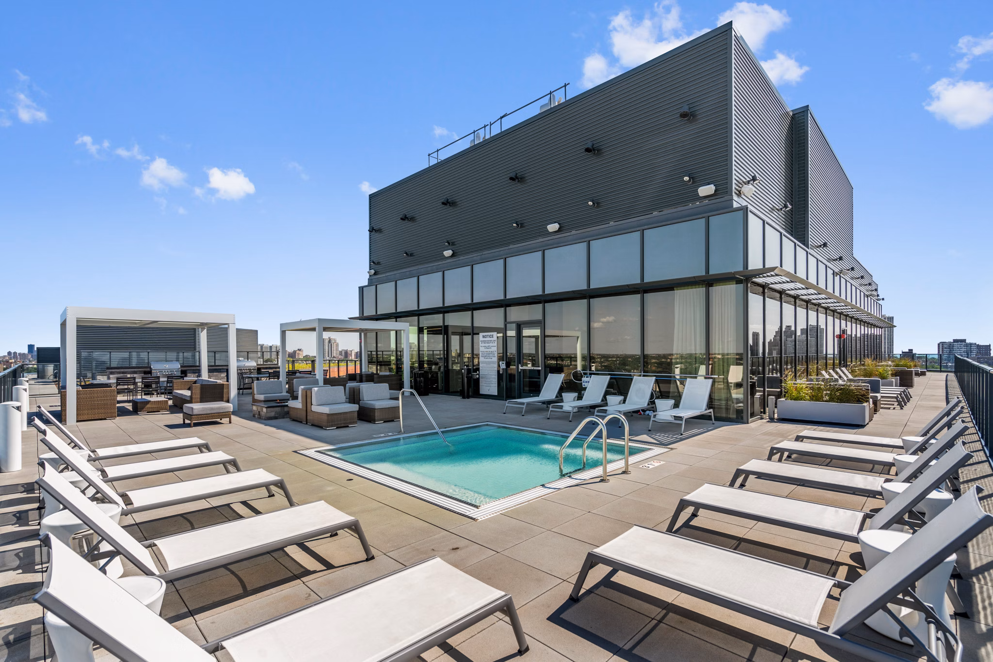 pool at Elevate Apartments                             