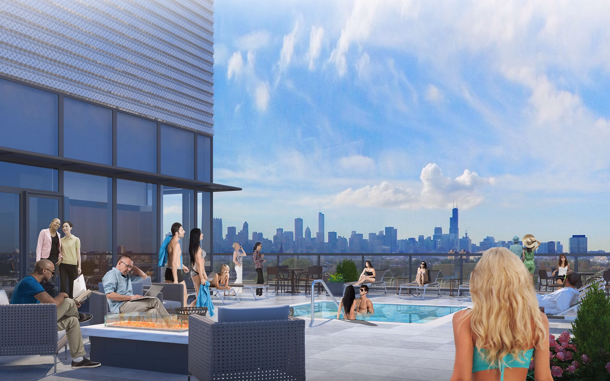 rendering at Elevate Apartments