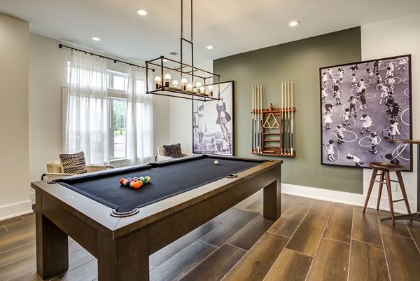 game room at Ascend St. Charles Apartments