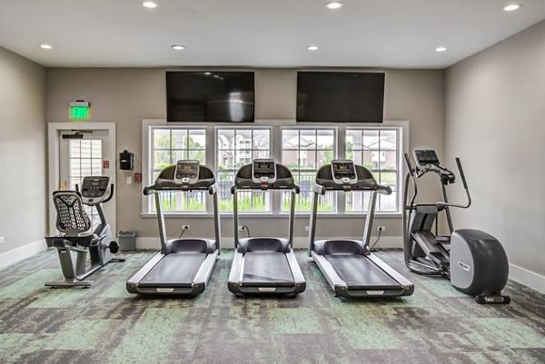 fitness center at Ascend St. Charles Apartments