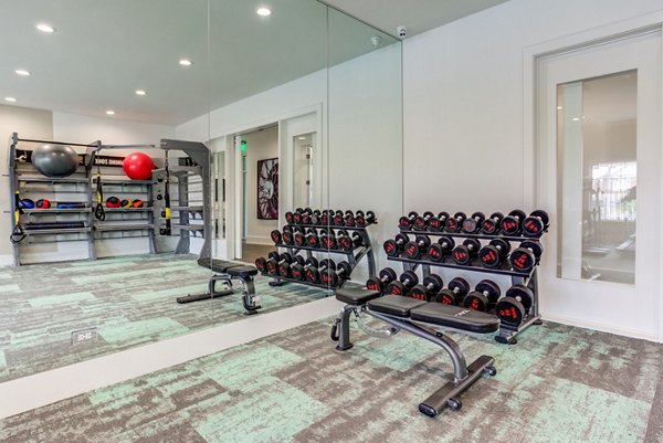 fitness center at Ascend St. Charles Apartments