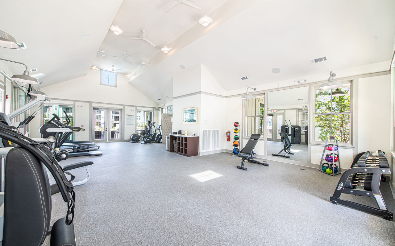 Gym at Atlantic At Grand Oaks Apartments (3 of 3)