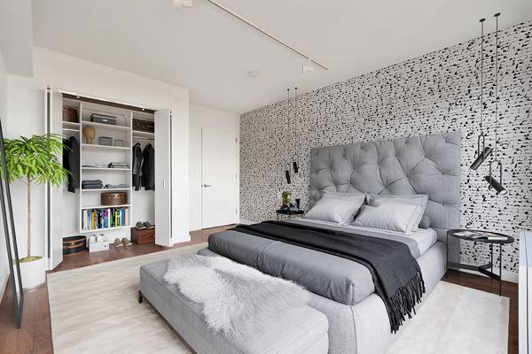 bedroom at 461 Dean Apartments