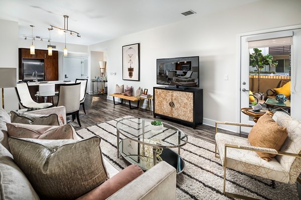 living room at Alaya Hollywood Apartments               